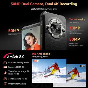Téléphone robuste Blackview BL9000 Pro 5G 36 Go + 512 Go Android 14 Caméra thermique Antichoc Résistant à l'eau - Product Image 6