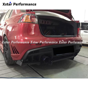 กันชนหลัง Vari Vrs 2017 รุ่น Ver Style ทำจากไฟเบอร์กลาส สำหรับรถยนต์มิตซูบิชิ แลนเซอร์ อีโวลูชั่น <span class=keywords><strong>EVO</strong></span> <span class=keywords><strong>X</strong></span> ปี 2008-2016 - Product Image 2