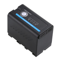 FB NP F750 F770UT LED Luz de relleno Batería Lámpara de foto Monitor Puerto de carga de la lámpara para cámara Sony Negro para Samsung Li-ion