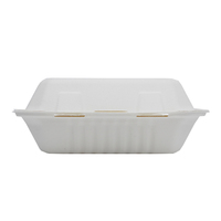 Emballage compostable personnalisé de pâte de bagasse de canne à sucre écologique conteneur alimentaire bagasse matériel pour boîte à lunch