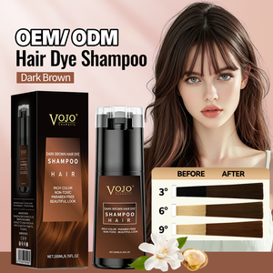 VOJO 200ml Shampoo <span class=keywords><strong>Colorante</strong></span> Professionale Permanente Halal con Olio di Argan Naturale Nero <span class=keywords><strong>per</strong></span> <span class=keywords><strong>Capelli</strong></span>, <span class=keywords><strong>per</strong></span> Uomini e Donne OEM/ODM - Product Image 2