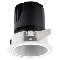 Projecteur de plafond LED à intensité variable, boîtier antireflet d'intérieur 5w 12 W 15w 7W aluminium moderne IP20 encastré Cob Led Spot