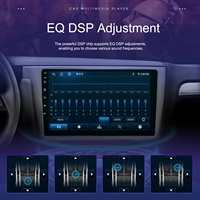 Podofo 8-Core Stereo mobil Android, Radio mobil Double Din 10 inci 4 + 64GB, Android Auto/DSP/BT/WiFi/4G/GPS/FM 2 Din Autoradio