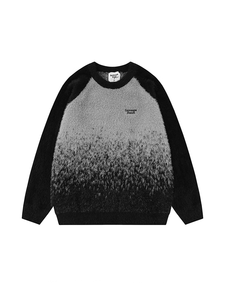 StreetLux personalizado Vintage tendencia Color contraste Mohair cuello redondo suéter hombres otoño suéter Suelto - Product Image 2