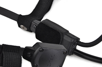 Casque tactique Z-TACTICAL Z136 MH180-V pour talkie-walkie avec haut-parleur à conduction osseuse, sans réduction de bruit, conception supra-auriculaire