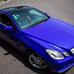 AURORA Custom Auto Cover Decal Candy Cobalt Blue Car Wrap Película de vinilo Foil Stickers UV Proof PVC Material Bubble Free - Product Image 2