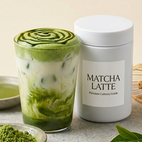Poudre de Matcha Latte Sans Gluten Biologique de Qualité Cérémoniale Végétalienne Sans Produits Laitiers Préparation Instantanée de Thé Vert Chinois