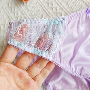 Slip Bikini Donna Sexy in Pizzo di Nylon, Taglia Grande, Morbido, a Vita Bassa, Traspirante, per Uso Quotidiano - Product Image 6