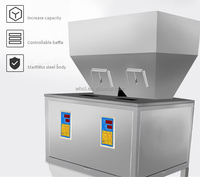 Machine de remplissage à Double tête pour grains, farine, riz, thé en poudre, granulés, pesée, 10g, 1KG, 3KG