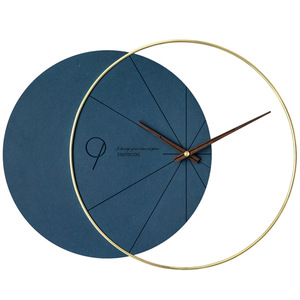 Nordic Style <b>Wall</b> <b>Clock</b> Round <b>Silent</b> Quartz Battery Powered Living Room Decorative Modern Creative Home Fashionable Light Luxury - Product Image 4
