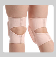 Nouveau rembourrage épais antidérapant amélioré protection du genou garde pôle danse genouillères adhérentes avec gel grip silicone collant