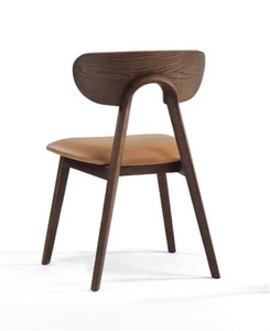 High Quality Home Furniture Synthetic <b>Leather</b> Wooden Dining <b>Chairs</b> <b>For</b> Wholesale - Product Image 2