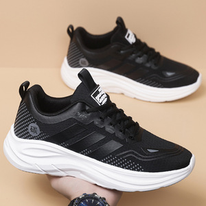 Zapatos informales para parejas, de malla de seda helada, transpirables, de alta elasticidad, con suela suave, combinables con todo, a la moda, para estudiantes de secundaria - Product Image 2