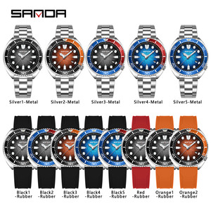 Reloj de Pulsera de Cuarzo para Hombre Sanda 9120, Estilo Casual de Negocios, Minimalista, con Esfera Luminosa, Calendario, Resistente al Agua y Bisel Giratorio - Product Image 3