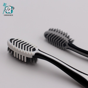 Cepillo de dientes de carbón de bambú hecho a medida para adultos con raspador de lengua, cepillo de dientes manual para la limpieza de dientes - Product Image 4