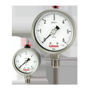 Manomètre à diaphragme Labom NS 63 100 -1 à 5 bars en acier inoxydable - Product Image 2