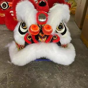 Traje de baile de León rojo de alta calidad Cabeza De León de estilo sureño Equipo de baile tradicional y moderno para celebraciones y competiciones - Product Image 3