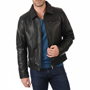 Nouvelle conception confortable, veste en cuir pour homme, best-seller, nouvelle conception en cuir PU pour l'hiver, veste d'hiver pour homme - Product Image 1