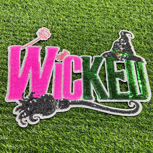 Miếng vá chữ Chenille Valentine bán buôn, 7 inch, dành cho trẻ em, chất liệu vải, hình XOXO Love Cherry đính sequin, dùng làm phụ kiện quần áo, túi xách - Product Image 3