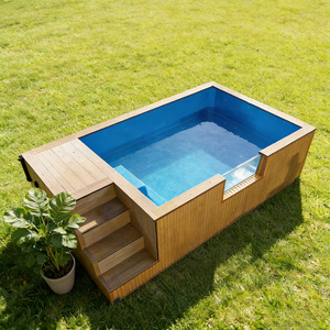 Large Family Swimming <b>Pool</b> with Fiberglass Shell and Custom Glass Mosaic Tile Design Outdoor <b>Pool</b> - Product Image 2