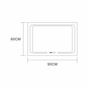Oem odm ארון מראה חכם גדול עם אמבטיה גדול עם הוביל אמבטיה גדול - Product Image 4