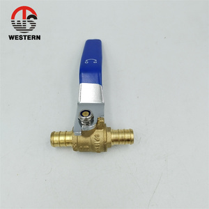 Válvula de Bola de Cierre de Latón Sin Plomo <span class=keywords><strong>PEX</strong></span> de <span class=keywords><strong>1</strong></span>/<span class=keywords><strong>2</strong></span> pulgada - Product Image 6