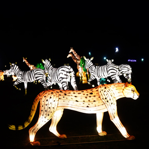 Tùy chỉnh Trung Quốc động vật lụa đèn lồng cho hiển thị/Oriental Lantern vải Trung Quốc lụa rồng - Product Image 3