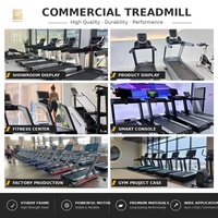 Caminadora Comercial Ligera ZY, Máquina de Cardio para Gimnasio, Caminadora Plegable, Equipo de Fitness, Caminadora para Gimnasio en Casa