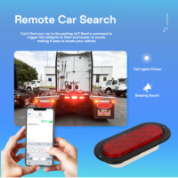 Traqueur GPS de feu arrière 4G de haute qualité avec suivi en temps réel FCC DOT Geo Fencing Remote Car Finding et  Waterproof