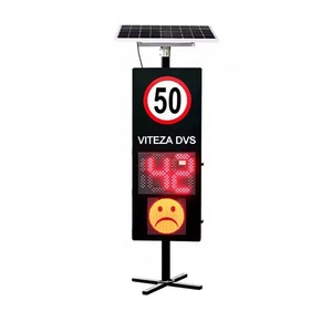 18 năm nhà máy năng lượng mặt trời <span class=keywords><strong>LED</strong></span> giao thông Xe kích hoạt điều khiển thông tin phản hồi Radar giới hạn tốc độ Đăng với số lượng và mặt cười - Product Image 2