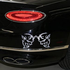 Autocollants décoratifs pour voiture, autocollants personnalisés imperméables, design original, strass brillants, <span class=keywords><strong>logo</strong></span> personnalisé découpé, pour toutes les voitures - Product Image 3