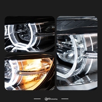 Poland 2PCS AKD Phares de voiture pour BMW X6 E71 2008-2014 Phare DRL Clignotant Feux de route Lentille de projecteur