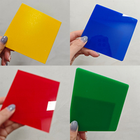 Vente en gros de plaques acryliques de couleur unie, 3 mm-20 mm, PMMA coulé, panneau plastique transparent haute brillance pour enseignes et artisanat