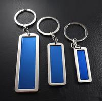 Porte-clés en acier inoxydable avec impression UV, logo publicitaire, cadeau de vacances, porte-clés en métal gravé, vente en gros