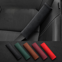 Coussin de ceinture de sécurité en daim doux respirant, accessoire universel pour l'intérieur de la voiture, pour VW Hyundai