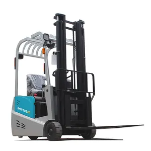 2 T 48V 2 Ton Lorong Sempit Eropa 2 Ton 3 Roda Baterai Lithium Forklift Listrik Tiga Roda Mini