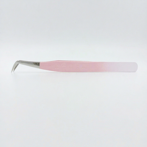 CISEAUX METAL - Pince à épiler professionnelle en acier inoxydable de haute qualité pour extensions de cils, 14 cm, précision 90 degrés, pointe premium - Product Image 1