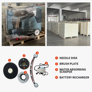 Nhỏ DC24V/15A Ánh sáng trọng lượng quét đi bộ phía sau quét cho bụi nhỏ không gian - Product Image 4