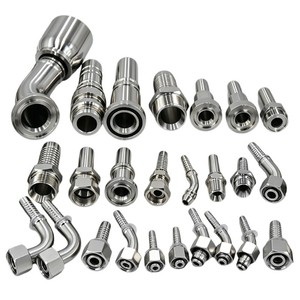 Raccord de tuyau Mu Huang en acier au carbone, filetage externe, raccords hydrauliques pour conduite d'huile, pression de service 42 - Product Image 1