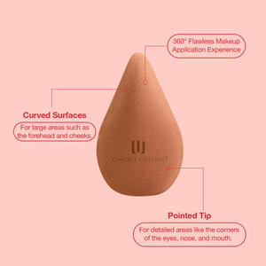 إسفنجة تجميل ناعمة جديدة خالية من اللاتكس مع تغليف مخصص وشعار خاص، إسفنجة مزج المكياج للعلامات التجارية التجميلية - Product Image 4