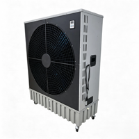 Refroidisseur d'air évaporatif sur roues, débit d'air élevé, refroidissement rapide pour la logistique, les entrepôts, les centres de distribution, la ventilation des entrepôts