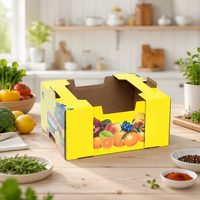 Acquista scatole espositive per frutta, scatole di imballaggio in cartone ondulato ecocompatibili, Design e stampa di scatole regalo personalizzate