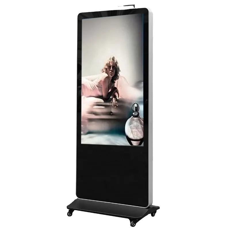 43 " Loop Video Full Hd Floor Advertising Player for Marketing Kiosk Outdoor LCD Touch Kiosk Xxx Video Wall SDK Video Display