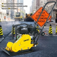 Compacteur à plaques OEM 12kN, compacteur vibrant à plaques avec moteur à essence pour le compactage du sol, du gravier et de l'asphalte