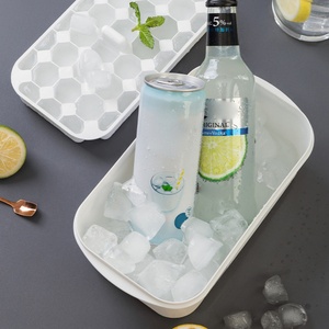 Molde para Hacer Bolas de Hielo en Forma de Rosa, de Plástico de Grado Alimenticio, Ecológico y Creativo, de Alta Calidad, con Tapa y Contenedor para Hielo - Product Image 1