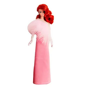 Factory Price New Design 30cm Fashion Red Wedding Dress Series Doll Clothes For Girls