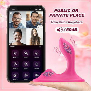 Vibratore per Punto G Femminile con Controllo APP, Dildo Giocattolo Sessuale con Cuscino Stile Riding per Stimolazione Clitoridea e <span class=keywords><strong>Anale</strong></span> - Product Image 5