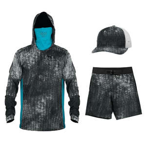 Camicia da pesca a maniche lunghe personalizzata felpa con cappuccio serie Design Fishing Set UPF50 + protezione UV camicia da pesca con cappuccio ad asciugatura rapida - Product Image 5