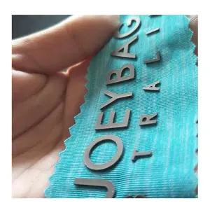 Custom 3d Embossed Silicone Press Textile Clothing Sewing On Labels Heat Transfer Iron On Luxury Brand Label For Bag