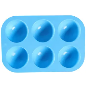 Bakeware Cake Decorating Tools Half Sphere Silicone Soap Molds Pudding Chocolate Fondant Mould Ball Shape Cake Tools Supplier